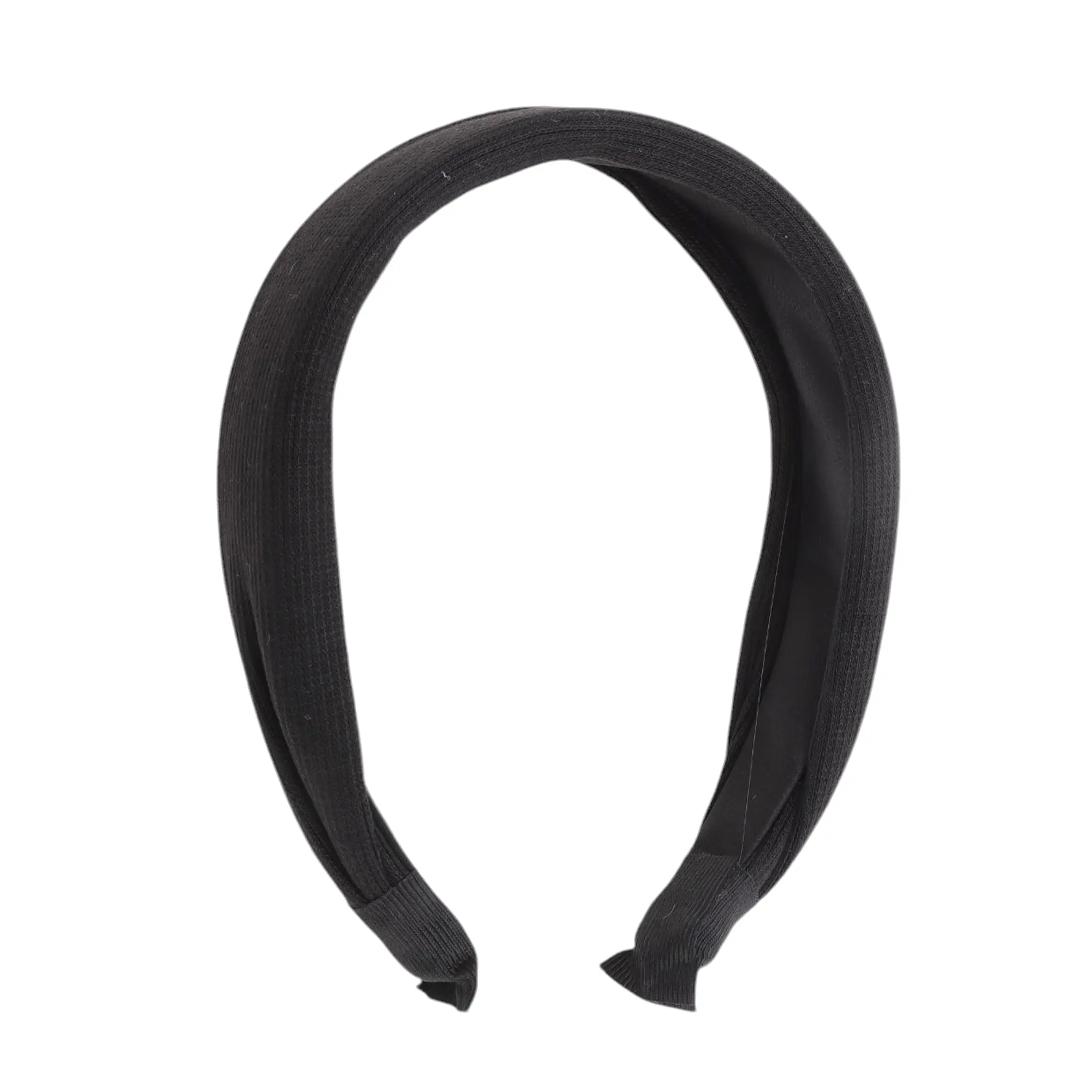 Unique Bargains Women's Simple Knit Headbands Wide Headband Black 1 Pc