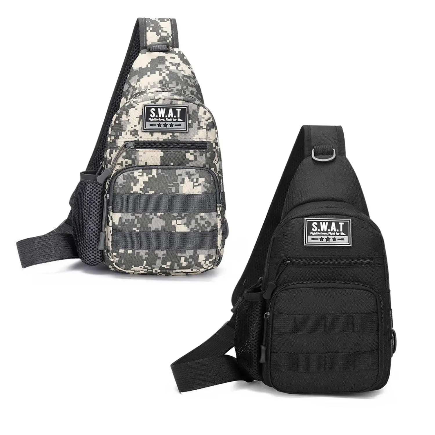 Men's Multifunctional Tactical Sling Crossbody Bag - Athletic Bag, Lightweight, Universal Fit, Multi-Compartment, Large Capacity, Adjustable Straps, Men's Accessories, Lightweight Shoulder Bag, Sports Chest Bag