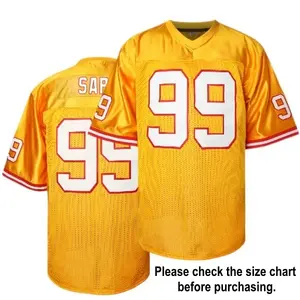 Men's Gold Jersey #40 #47 #99 Breathable Loose Fit Sports Top for Rugby Football All-Season Athletic Shirt Comfortable & Versatile Sizes S-3XL