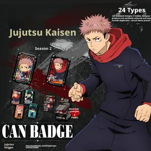 Jujutsu Kaisen Official Can Badge| Anime Collectible Blind Pack