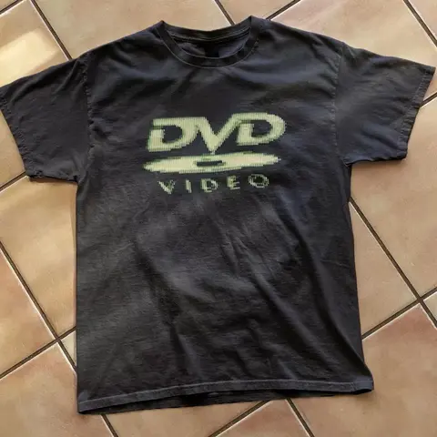 Men's Pure Cotton Fitted Round Neck Short-Sleeve Sports Top - Male Clothing, Trending Clothes, Streetwear Clothing, Men's T-Shirts with 2000s Retro Vintage Gaming, DVD Video Nostalgic Green Logo, Tiedye Mugshot Prints