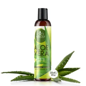 Morgan Cosmetics Pure Aloe Vera Gel 8 oz Moisturizers Organic