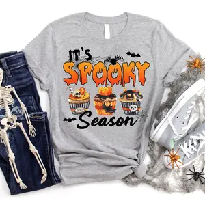 It's Spooky Season Shirt Spooky Cupcake Shirt Tis The Season To Be Spooky T-shirt, Halloween Shirt Christmas Tee, Gift For Halloween Unisex Tee spooky shirt snoopy shirt