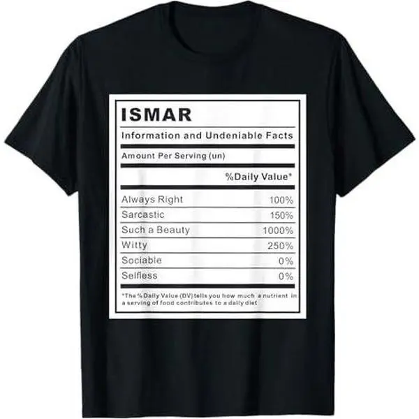 Mens Ismar Information and Undeniable Facts T-Shirt