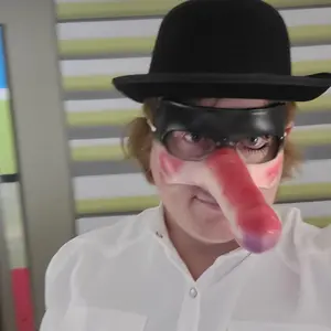 Mask Accessory for Clockwork Orange Costumes | Unpainted DIY Kit | Scaled to Fit