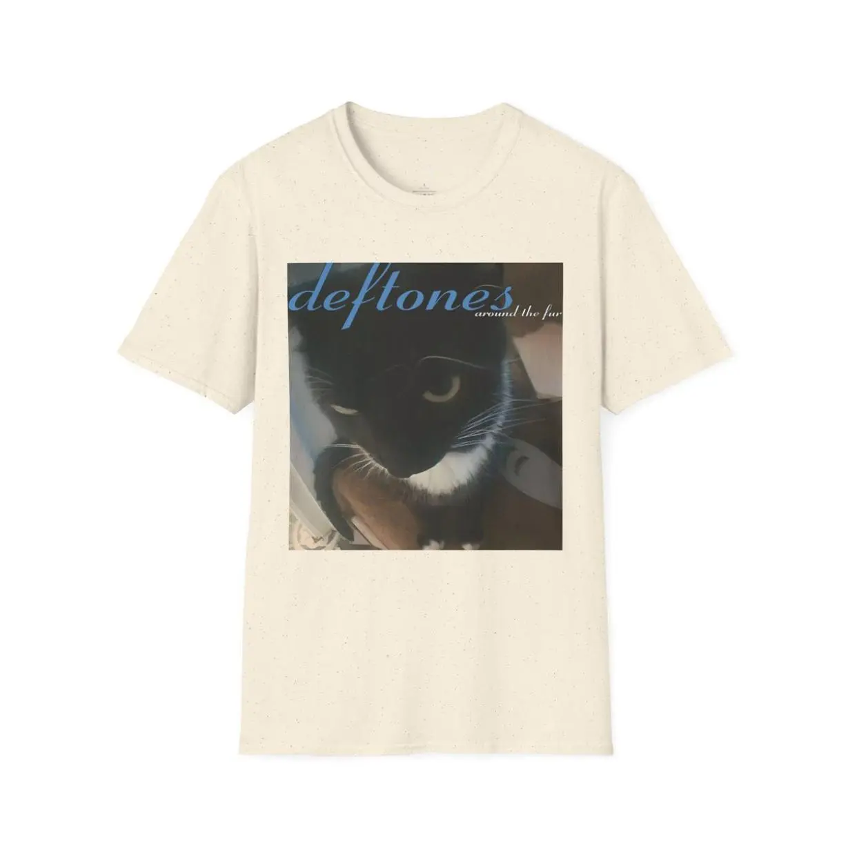 Vintage Deftones Cat Tee, Band Graphic Shirt, Music Lover Gift, Retro Cat Tshirt, Unisex T-Shirt, Alternative Rock Tee, Full Size