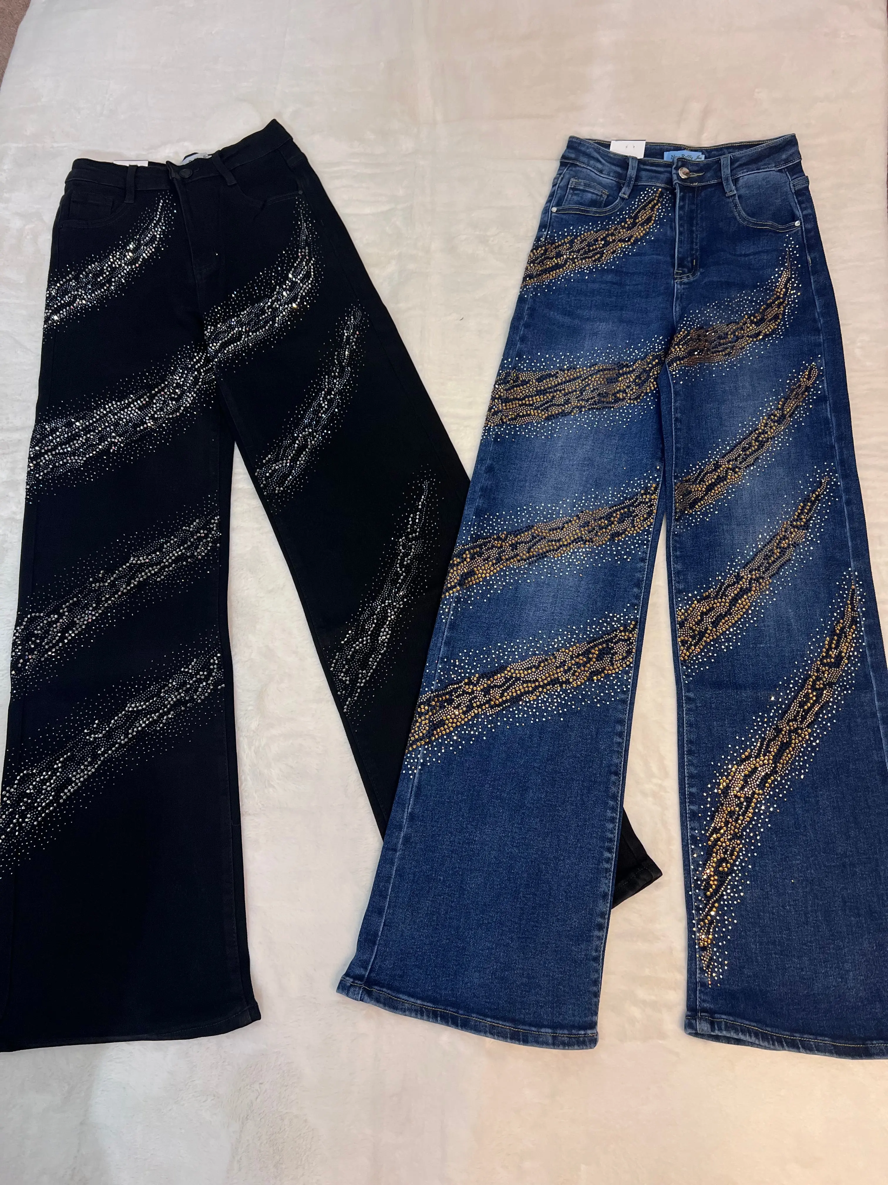 Cheetah Rhinestone Jeans Cheetah Rhinestone Jeans