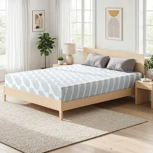 Memory Foam Mattress 6 Inch Twin, TXL, Full, Queen Mattress Memory Foam and Spring Hybrid Mattress Medium Firmness, Lumbar Support Suitable for Home Rooms, Hotel Furniture Ergonomic Mattress, Modern Style Large Size Mattress pocket