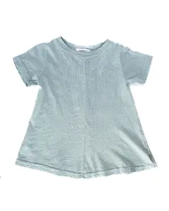 Bailey's Blossoms - Catalina T-Shirt Dress - Dusty Blue