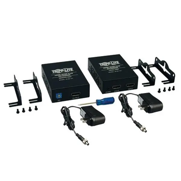 Tripp Lite HDMI Over Cat5 Active Extender, HDCP Support, Signal Extend Function, Solid Wire Construction