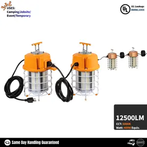 12500LM LED Temporary Construction Light 5000K Camping Light IP65 | Contractor Deal