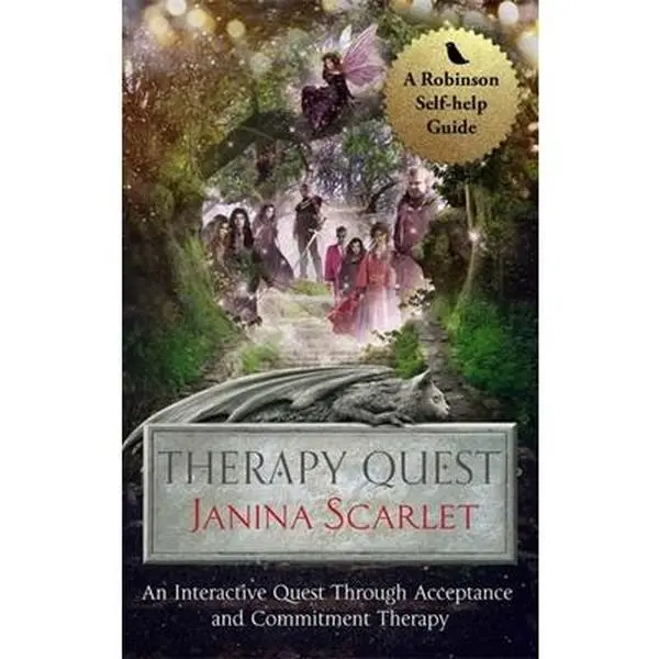 USED Book - Therapy Quest: An Interactive Journey Through Acceptance and Commitment Therapy by Scarlet, Janina (Paperback) - english