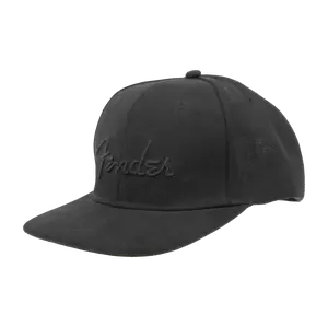 Fender Black Flat Bill Hat
