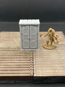 Drunken Imp Inn - Armoire (Basic), 3D printed terrain, for roleplaying games, miniatures, wargaming, 28mm to 32mm scale