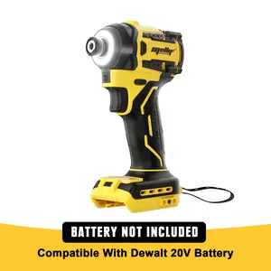 Mellif Brushless 1/4-Inch Impact Driver, Compatible with DeWalt 20V Max Battery（Tool Only）2212 in-lbs Torque, 4-Speed,