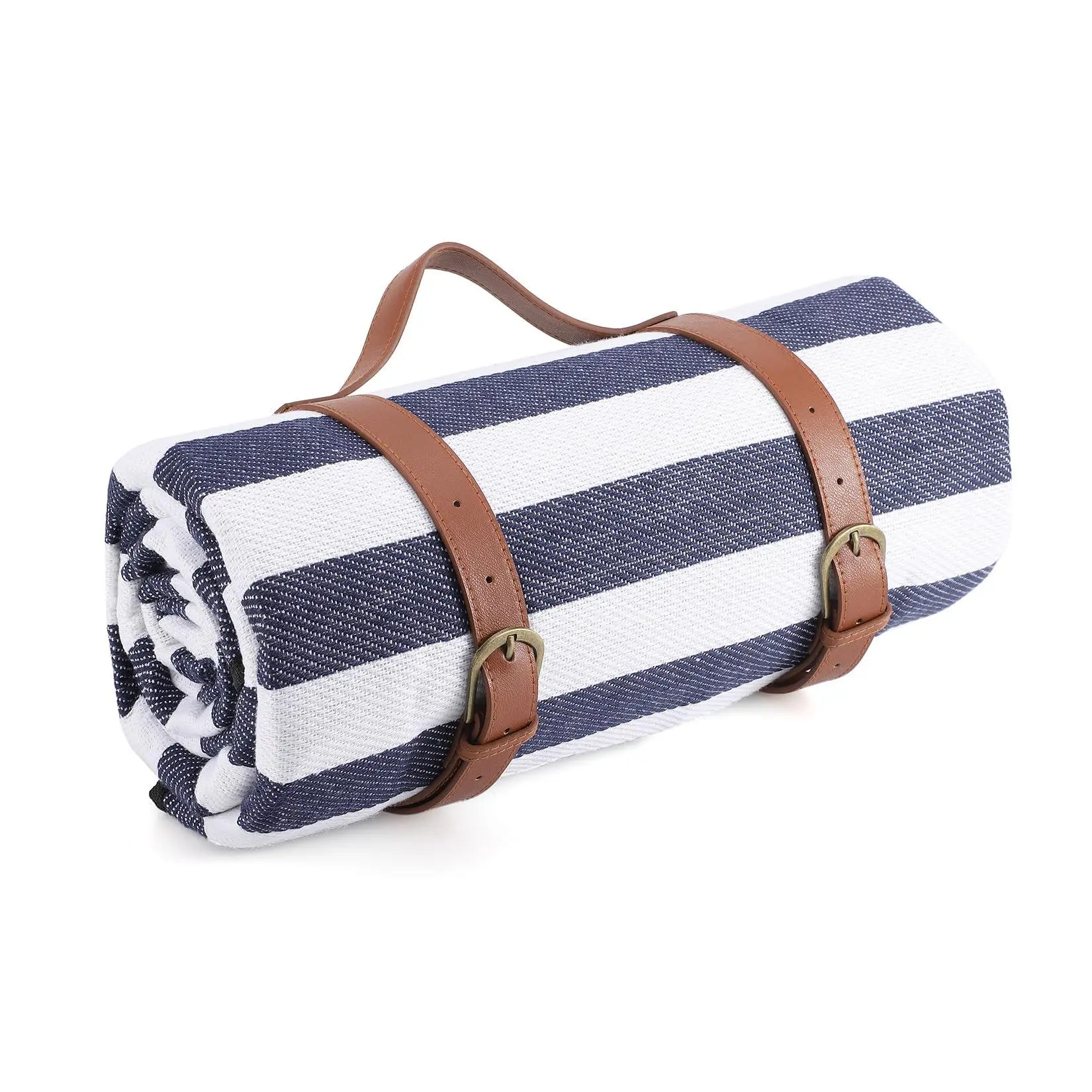 79x79 Inch Oversized Outdoor Picnic Mat, 3-Layer Waterproof Foldable Blanket with Soft Surface Portable and Stain Resistant Easy-Clean Design