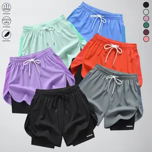 Women’s sports shorts 6-pack, comfortable and breathable with built-in lining for everyday casual wear; ideal for summer running workouts and fitness training. Women’s sports shorts | Summer women’s clothing