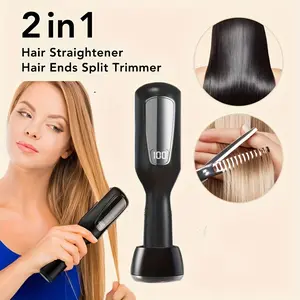 1 Set USB Rechargeable Wireless Split Ends Trimmer, ABS Plastic Body, 500mAh Lithium Battery - Ideal for Haircutting and Trimming |     Modern Hairdressing Tools |     Durable Hair Trimmer