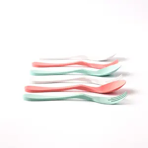 Knork Eco 6 Piece (fork spoon) Bamboo Reusable Flatware Cutlery Tableware