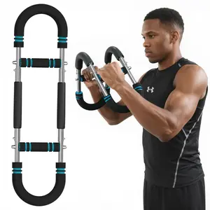 Arm Trainer - Adjustable Spring Resistance Chest and Shoulder Exercise Equipment, Suitable for Men, Portable Home Fitness Equipment