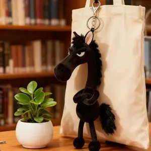 2026 New Malaysia Mascot Plush Keychain, Cool Horse Shape, Durable Pose, Birthday Gift, Valentine's Day Present First Choice