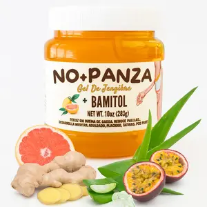 NO+PANZA Ginger Gel with Bamitol – Herbal Massage Gel 8.8 oz | Grapefruit, Aloe & Passionfruit