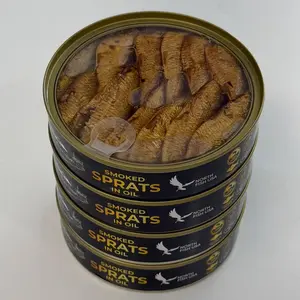 4 PACK: Premium Smoked Sprats in Oil - Tinned Fish Date Night Gourmet Seafood
