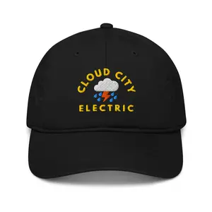 CLOUD CITY ELECTRIC, NOT THE FBI - Organic dad hat