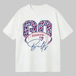 Go Bills Football Tshirt, Vintage Buffalo Football Crewneck, Buffalo Football Fan Gifts Fabric Fit, Gift For Mens & Woment