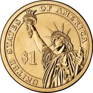 US 250th Anniversary Coin, 4th of July Metal Coin, Statue of Liberty Collection, Vintage Style Souvenir Gift for History Lovers, Coin Collectors, American.