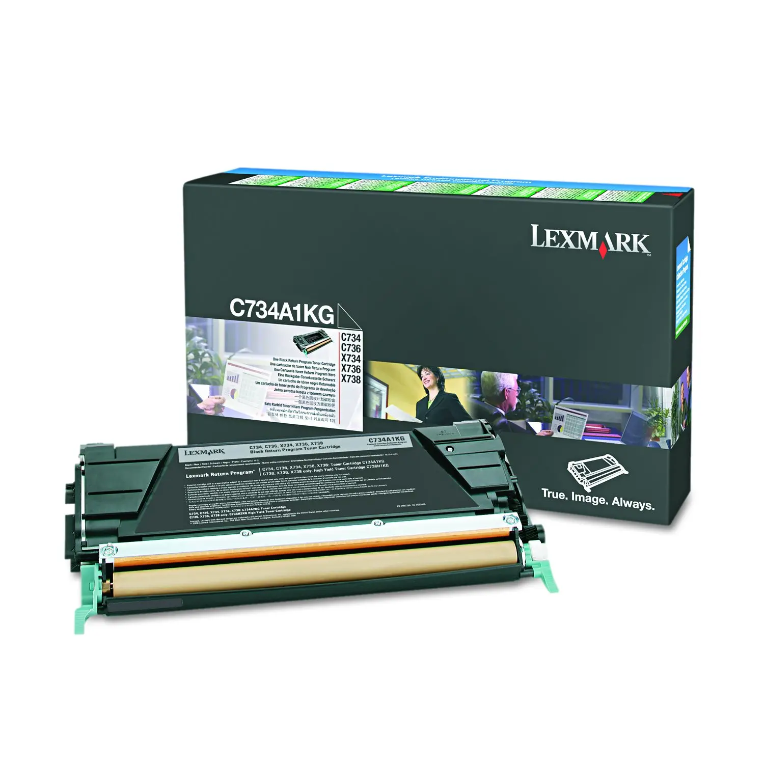 Lexmark Toner Cartridge C734A1KG Black