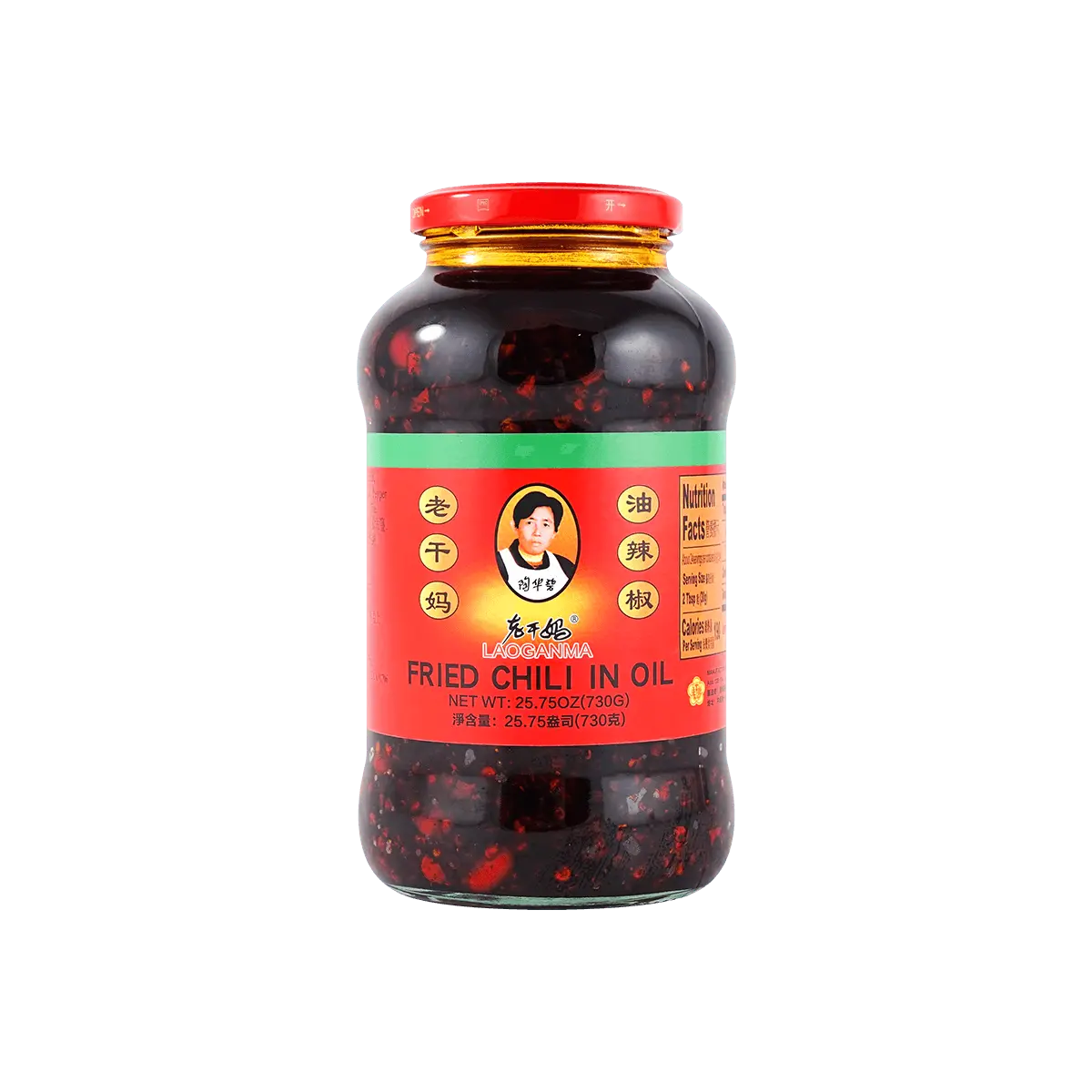 LAOGANMA Chili Oil Sauce 730g - Authentic Guizhou Flavor, Spicy Condiment for Noodles, Dumplings, and Stir-fries