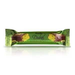 Dubai Chocolate Bar 35g with Kadayif & Pistachio Filling - Snack Dessert - Flavor chocolates Sugar Milk Cocoa