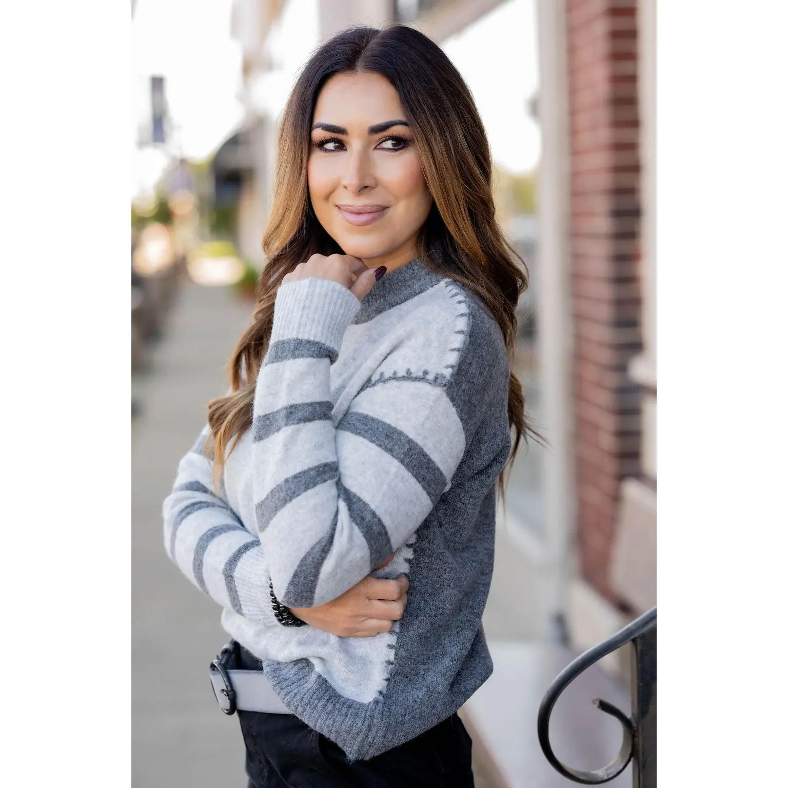 Dreamy Stitch Accented Sweater