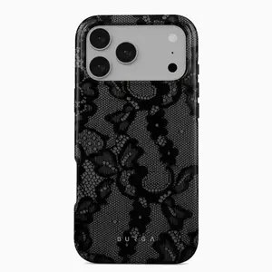 BURGA Tough Phone Cases - Magnetic Edition | for iPhone 17 16 15 14 13 12 11 Series | Lace Phone Case | Trendy 2026 Phone Case | Shockproof Protection | Gift for Her
