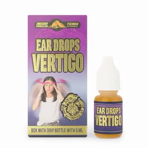 Vertigo Ear Drops / Gotas para Oídos Vértigo – Natural Ear Relief for Dizziness & Balance Support | Alivio Natural para el Vértigo y Apoyo al Equilibrio | 5 mL Dropper Bottle / Frasco con Gotero