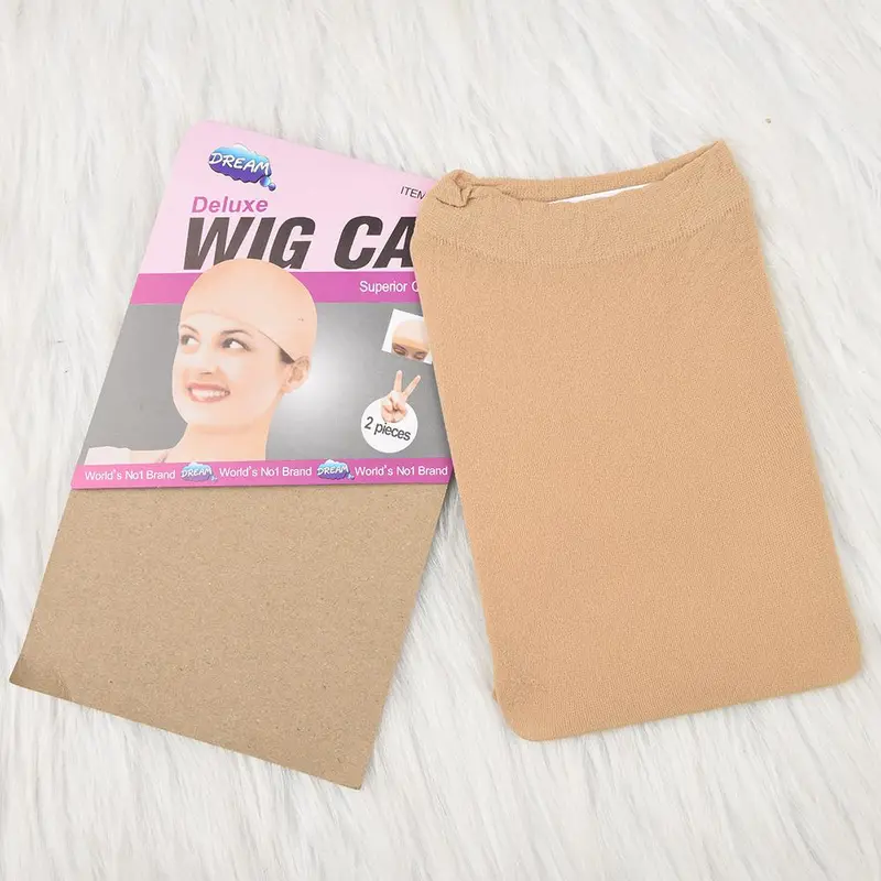 2 PCS/1 Bag Hair New Stocking Cap For Wigs For Lace Front Wig Transparent Wig Cap for Wig Stocking Wig Caps For Women