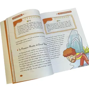 English Fun Science Book, Cartoon Comic Notebook, Educational Reading Material, Brain Teaser Book, 1pc