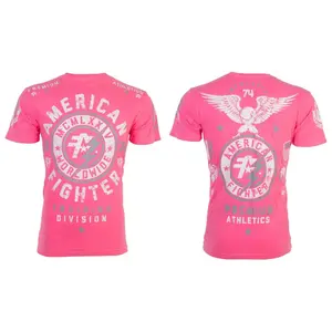 American Fighter Men's Short Sleeve MADISON Crewneck T-Shirt (Pink)