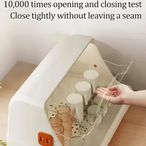 Desktop Cup Organizer Rack, Dust-Proof Glass Cup Holder, Tea Cup Tray, Water Cup Storage Box, Drainage Cup Stand, Cup Shelf