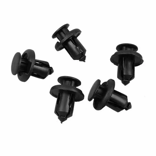100 Pcs Bumper Clips 10mm Hood Fender Push Rivets Retainer Fasteners for Honda