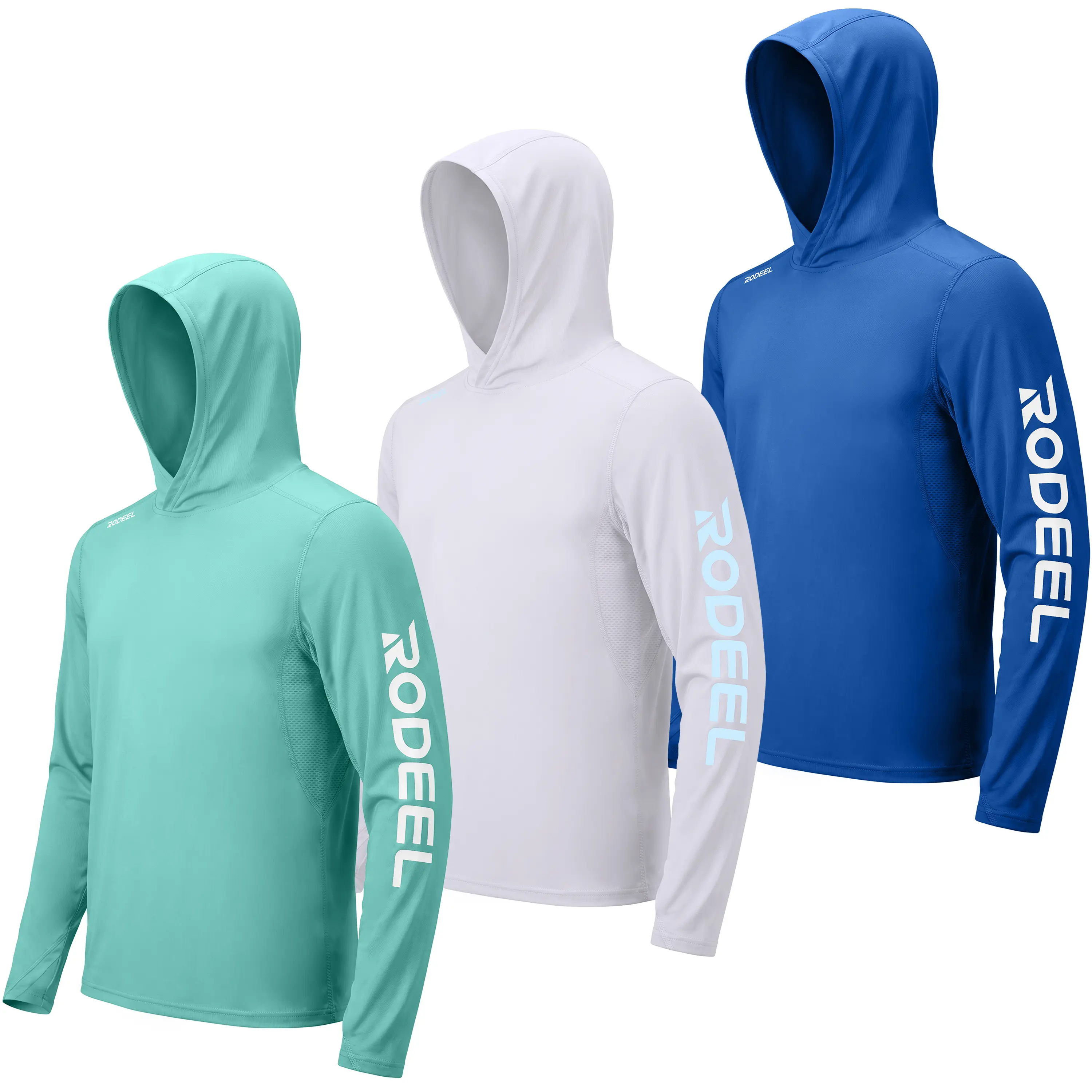 (3pcs) Aqua+White+Blue