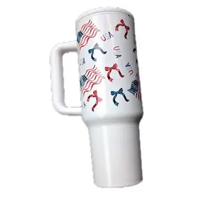 Insulated Tumbler with Flip-Top Straw, Leak-Proof Reusable Water Bottle for Daily Use Water Bottles Cup Drinkware