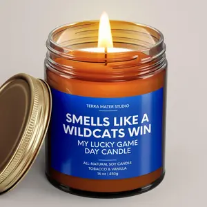 Smells Like A Wildcats Win Candle, Wildcats Candle, Wildcats Gifts, Wildcats Merch, Wildcats Football, Wildcats Decor, Wildcats Game Day