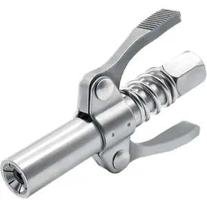 Coupler, Double Handle Quick Lock Release  Tips Ends Couplers, Rated 10,000 PSI, Compatible with    1/8" NPT Fittings, 1-PC