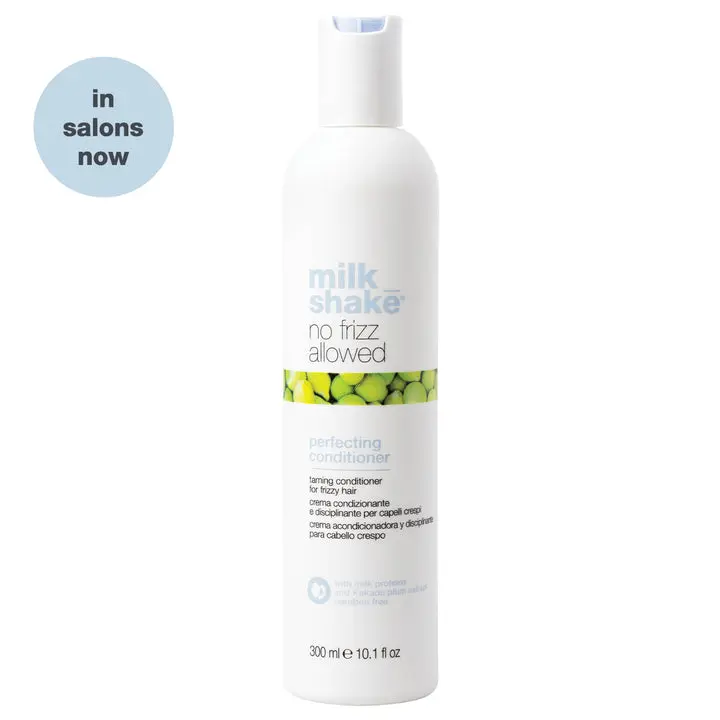 milk_shake no frizz allowed conditioner | anti-frizz lightweight formula for porous, frizz-prone hair | protects from humidity for smooth, shiny hair | with milk proteins and fruit extract