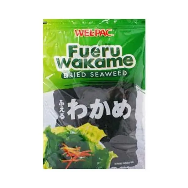 WEL.PAC Dried Wakame Seaweed Flakes - 2oz | Premium Japanese Kelp for Salads, Soups & Miso - Ready to Eat, Healthy & Delicious