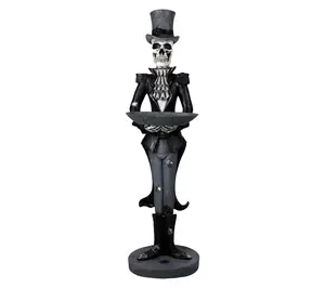 Northlight Skeleton Butler Halloween Figure 4.5'