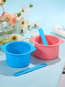 LMMAKE Silicone Wax Pot Liner with 1 Pc Wax Sticks Non-Stick Wax Pot Replacement for Hair Removal Easy Cleaning Fast Heating Technology 2 Ear Handles Body Care