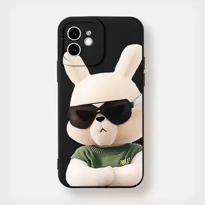 Cute Animal Design Phone Case, Shockproof Soft Phone Protective Cover, Phone Accessory Compatible with iPhone 15 14 13 12 11 Pro Max X XR XS 8 7 Plus